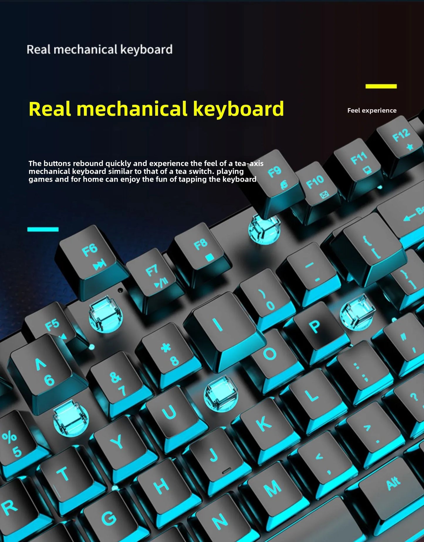 Wired USB RGB Gaming Keyboard & Mouse Combo – Ergonomic, Waterproof Set for Desktop Gamers