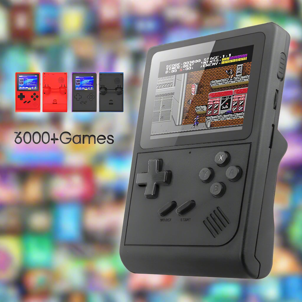 Portable Retro Handheld Game Console – Mini GB300 with NES/SNES/GBA Emulators, Perfect Kid Gift
