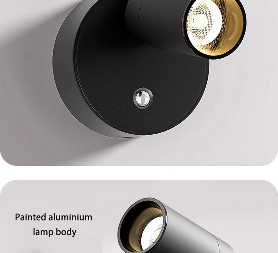 Magnetic LED Wall Lamp – Wireless, Removable, No Wiring, Home Decoration - The Prime Shop