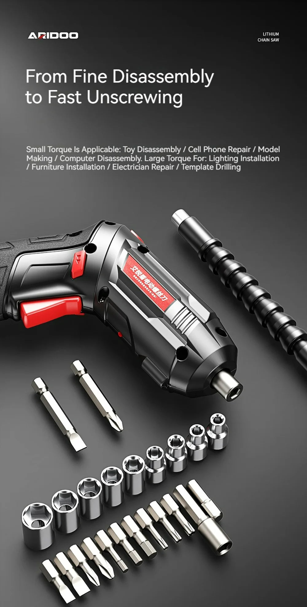 Portable Electric Screwdriver – Compact, Rechargeable Tool for Easy DIY Projects - The Prime Shop
