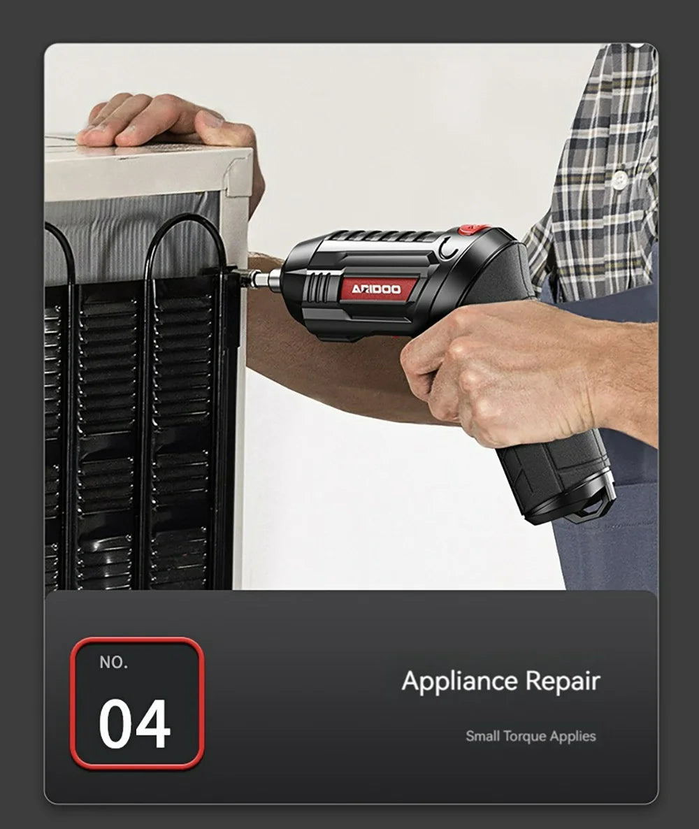Portable Electric Screwdriver – Compact, Rechargeable Tool for Easy DIY Projects - The Prime Shop