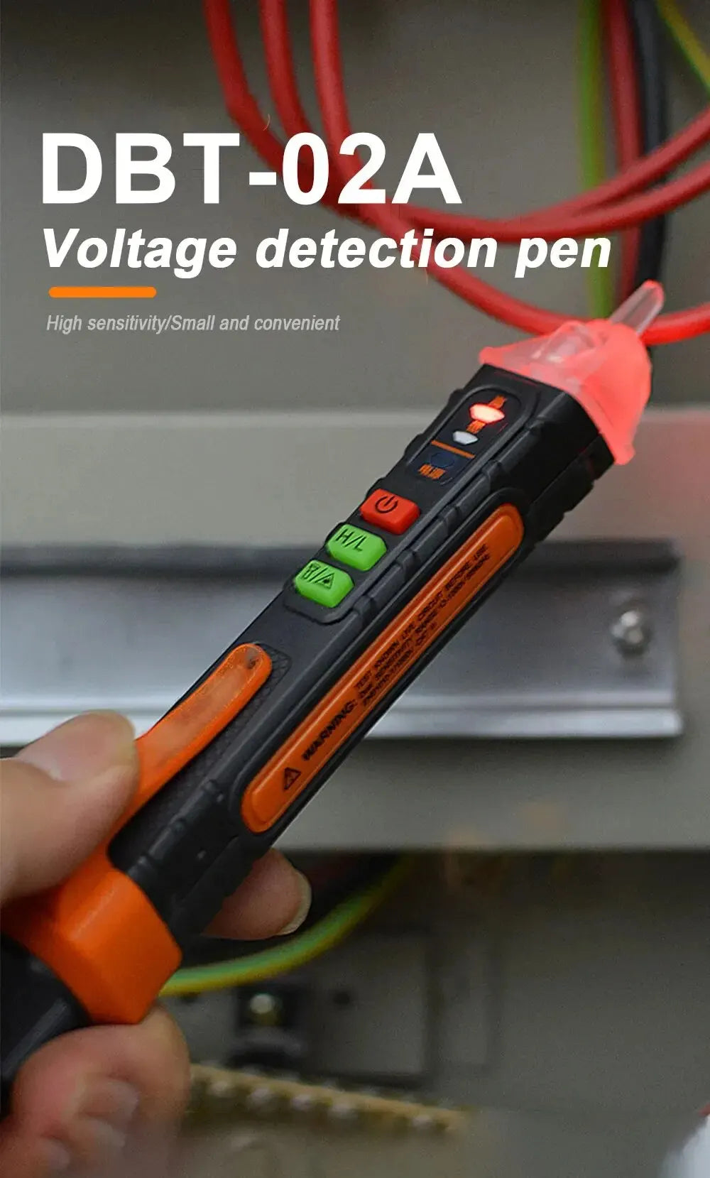 Non-Contact Voltage Tester Pen, Smart AC Detector 12-1000V with Breakpoint Finder