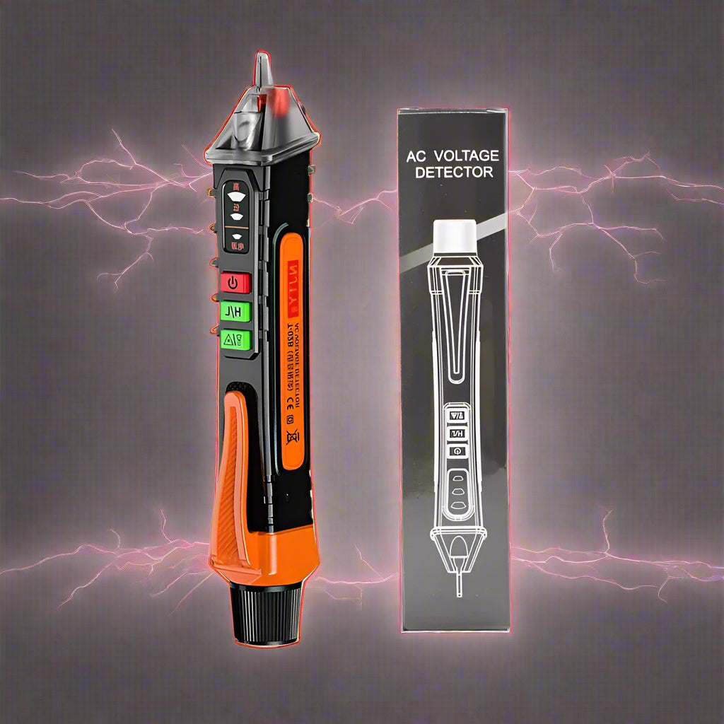 Non-Contact Voltage Tester Pen, Smart AC Detector 12-1000V with Breakpoint Finder