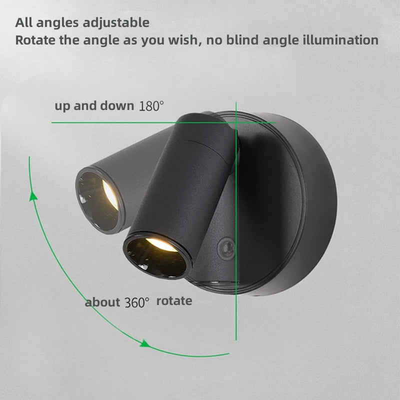 LED Magnetic Type-C Rechargeable Wall Light – Wireless, No Wiring, Spotlight - The Prime Shop