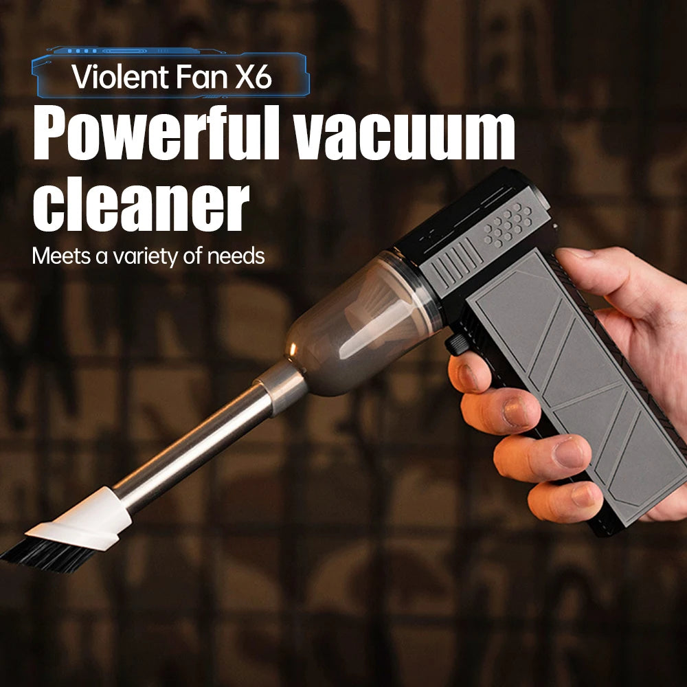 X6 140000RPM Powerful Air Blower – Type-C Rechargeable Turbo Jet Vacuum Dust Cleaner