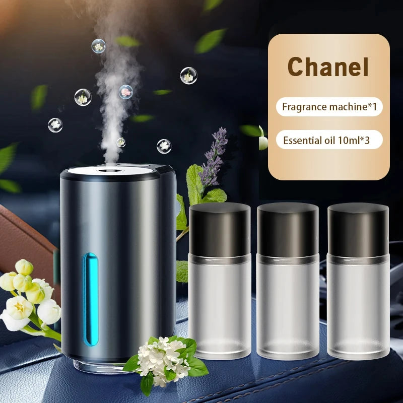 Electric Car Aroma Diffuser – Air Vent Humidifier & Mist Freshener for Odor Removal & Aromatherapy