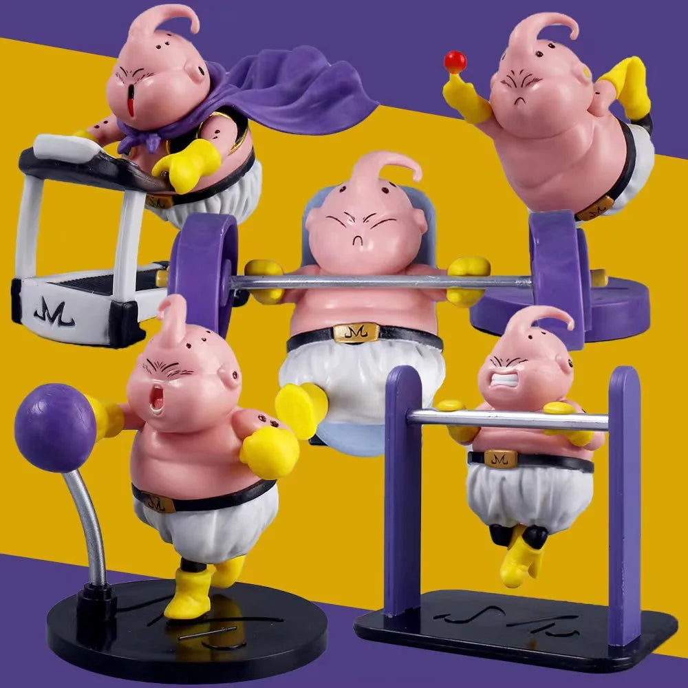 Dragon Ball Z Majin Buu Fitness Action Figures – Collectible Anime Toys Set - The Prime Shop