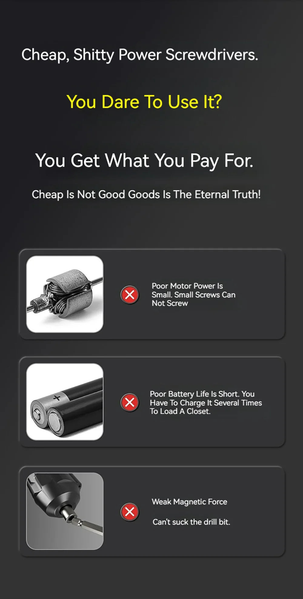 Portable Electric Screwdriver – Compact, Rechargeable Tool for Easy DIY Projects - The Prime Shop