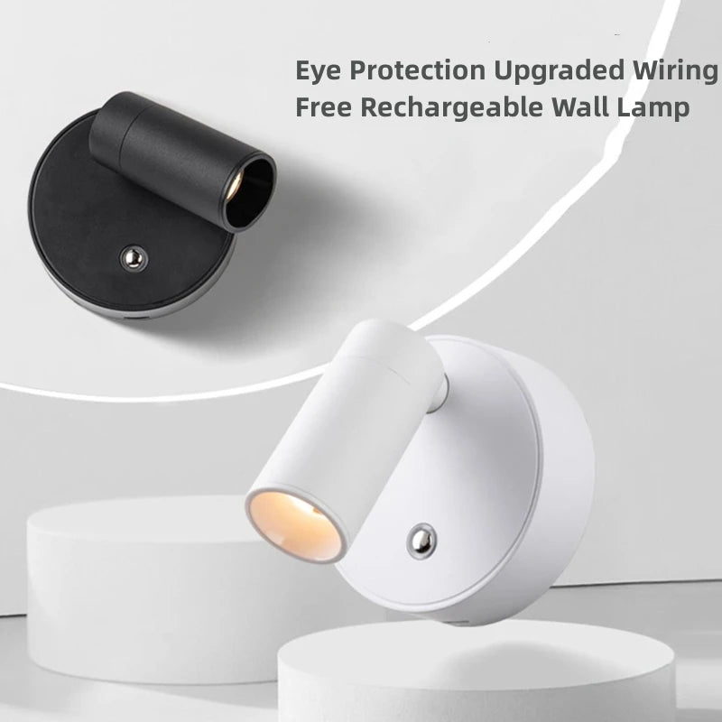 LED Magnetic Type-C Rechargeable Wall Light – Wireless, No Wiring, Spotlight - The Prime Shop