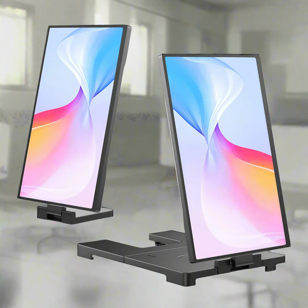 Portable Triple-Screen 14" Monitor – Full HD IPS 1080P Laptop Display Extender for 13"-16.5" Laptops - The Prime Shop