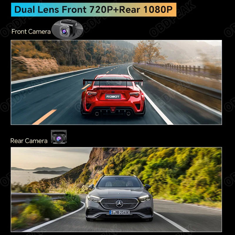 4G Dual Lens 10.26" Dash Cam – Android 13, GPS, CarPlay - The Prime Shop