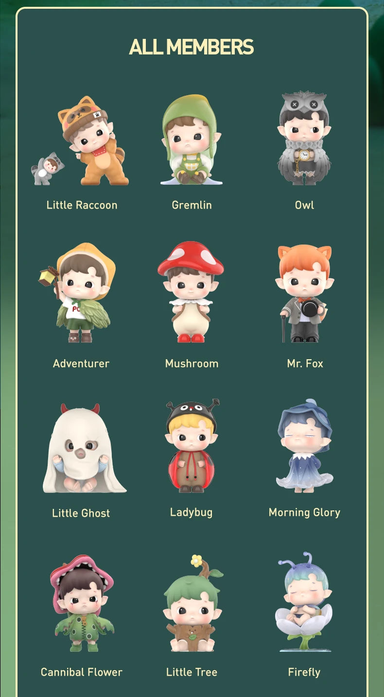 POP MART HACIPUPU Adventures In The Woods Series Mystery Box 1PC/12PCS POPMART Blind Box Cute Toy Action Figure - The Prime Shop