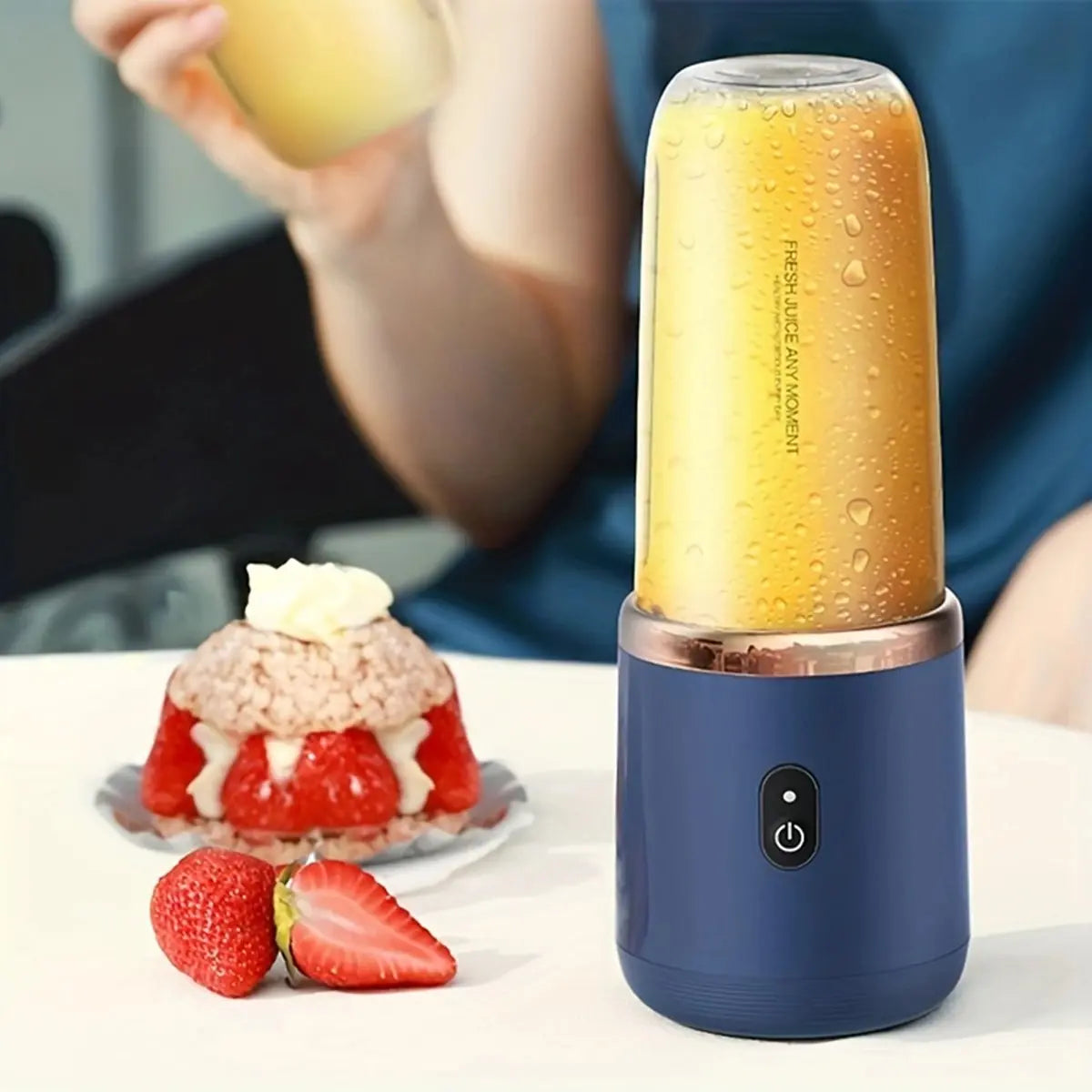 Portable Blender Bottle Electric 6 Blades Multifunction Juice Blender Fresh Juice Smoothie Blender Ice CrushCup Food Processor - The Prime Shop