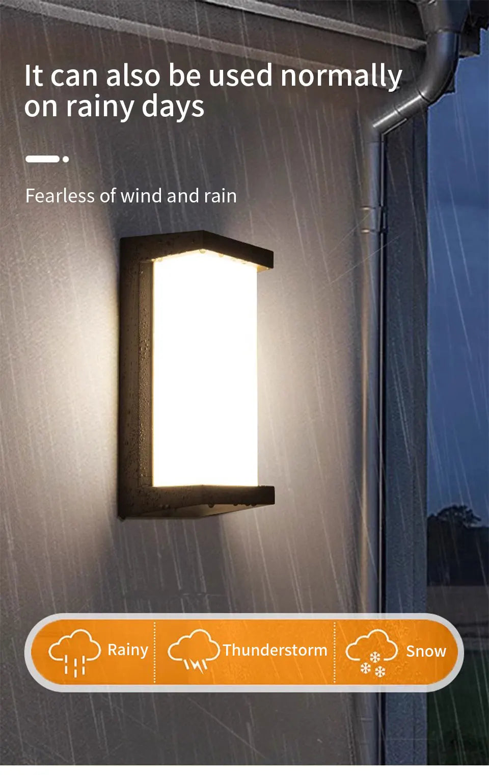 LED Outdoor Wall Light with Motion Sensor – Waterproof, Modern, 16W/10W - The Prime Shop