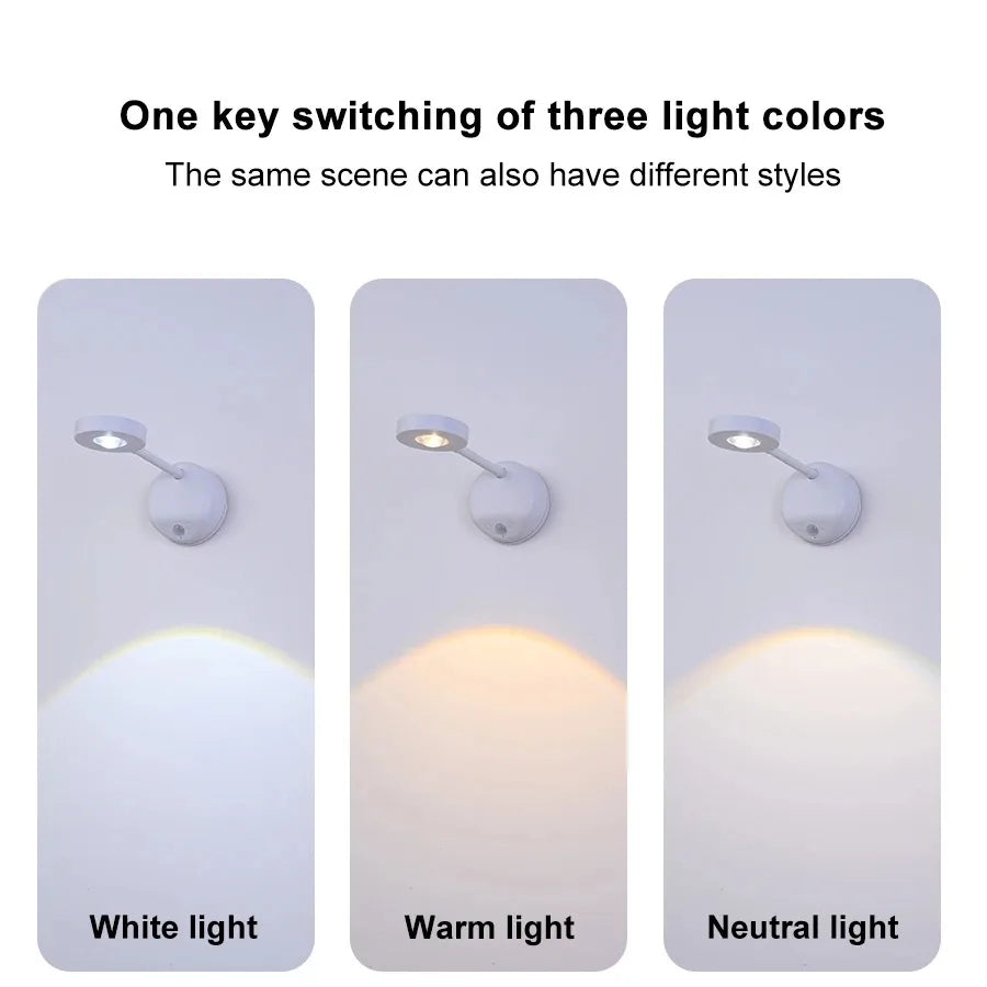 Motion Sensor Night Light - Wireless USB LED for Kitchen, Bedroom, Living Room - The Prime Shop