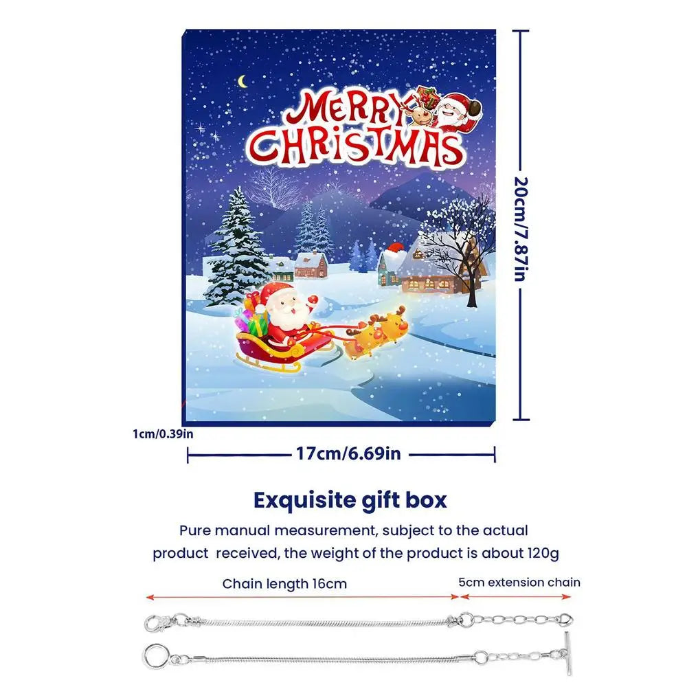 Zodiac Charm Bracelet Advent Calendar – 24 Days Crystal Jewelry Making Kit - The Prime Shop
