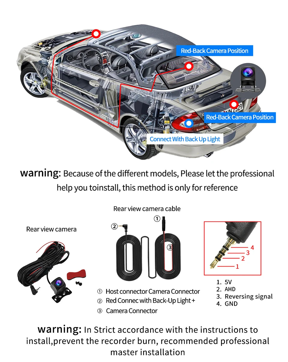 Dash Cam – 11.3" 4K High-Resolution Car Video Recorder with Advanced Features - The Prime Shop