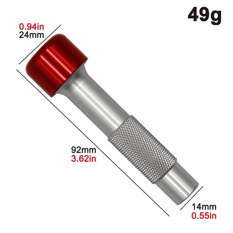 Aluminum Red Hat Reinforced Screwdriver Handle for Manual Drilling, Automotive, and Home Repairs