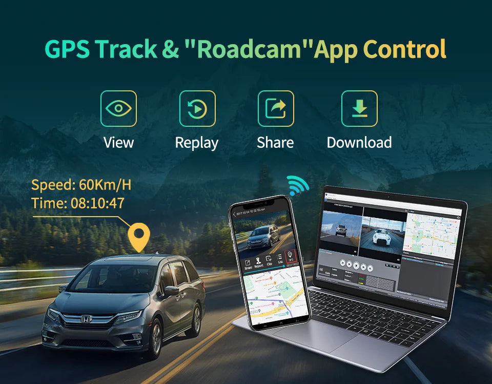 Dash Cam – 11.3" 4K High-Resolution Car Video Recorder with Advanced Features - The Prime Shop