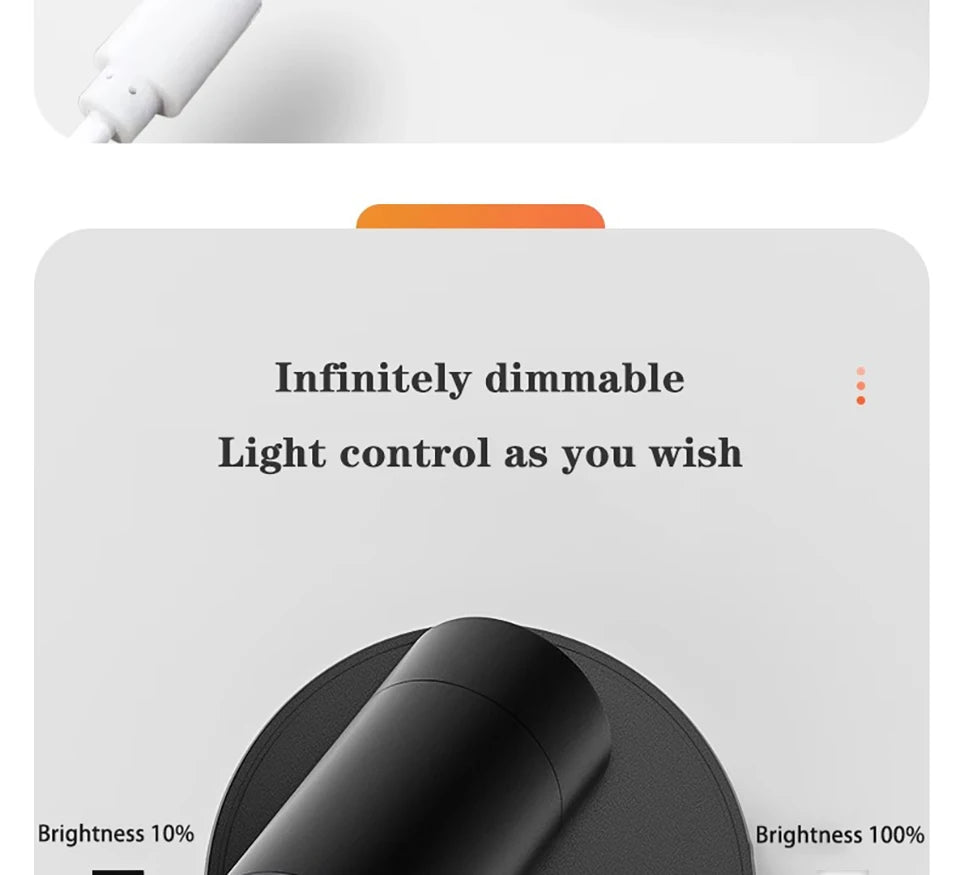 Magnetic LED Wall Lamp – Wireless, Removable, No Wiring, Home Decoration - The Prime Shop