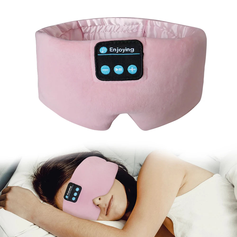 Eye Mask with Bluetooth Headphones – Adjustable Music Sleep Mask for Comfort and Insomnia - The Prime Shop