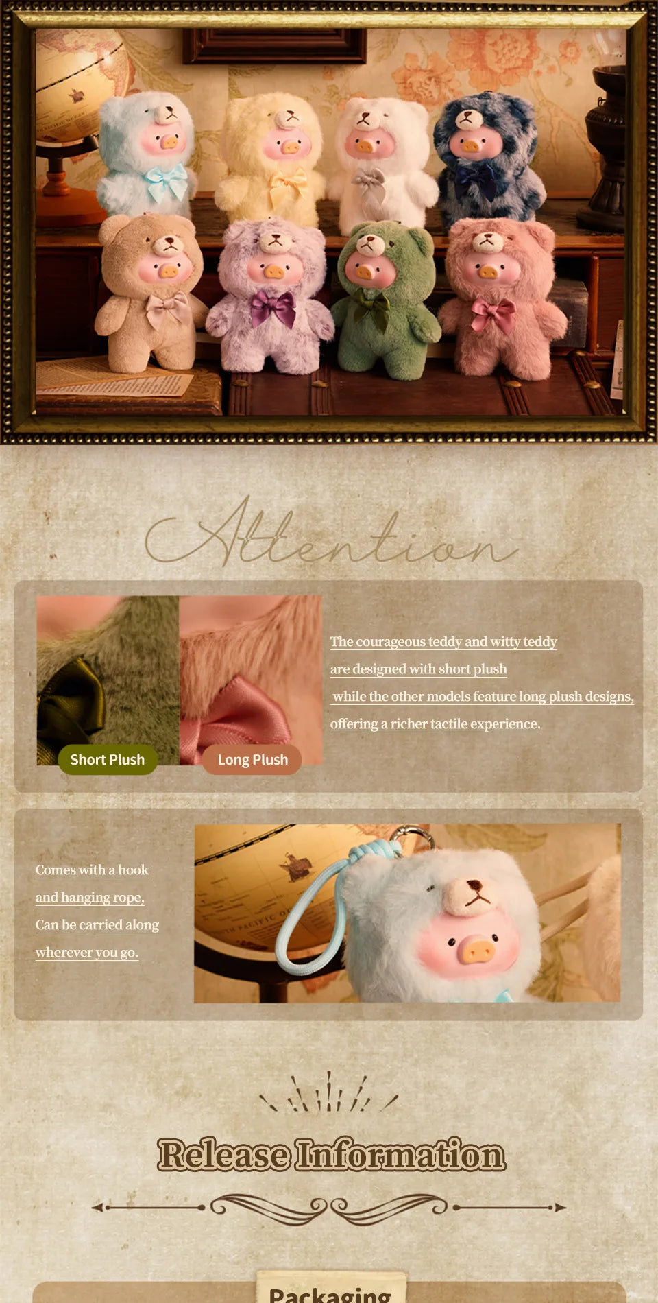 Blind Box Teddy Lulu – Plush Pendant, Mystery Toy, Desktop Decoration Gift - The Prime Shop