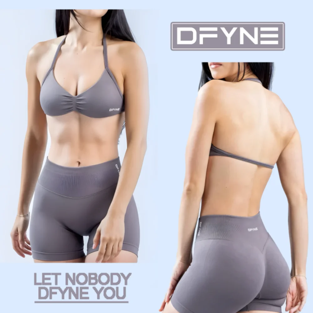 Seamless Strappy Sports Impact Bra – Supportive & Breathable for Yoga, Gym & Running