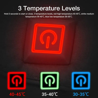 Heated Gloves for Winter – 3.7V Rechargeable Battery Electric Hand Warmers for Skiing, Fishing, Cycling - The Prime Shop