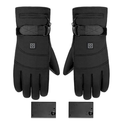 Heated Gloves for Winter – 3.7V Rechargeable Battery Electric Hand Warmers for Skiing, Fishing, Cycling - The Prime Shop