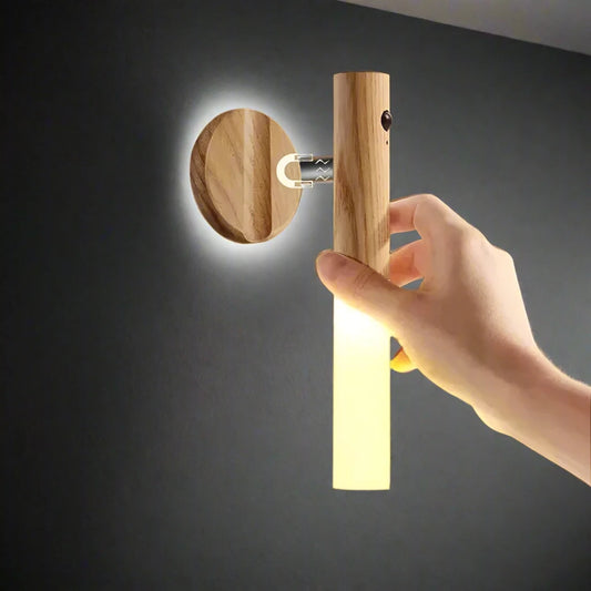 Intelligent LED Motion Sensor Night Light – Rechargeable, Wall-Mount for Hallways, Cabinets, Bathrooms - The Prime Shop