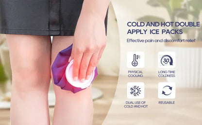 Reusable Ice Pack for Injuries, Swelling, Headaches, Sports, and Breastfeeding Relief