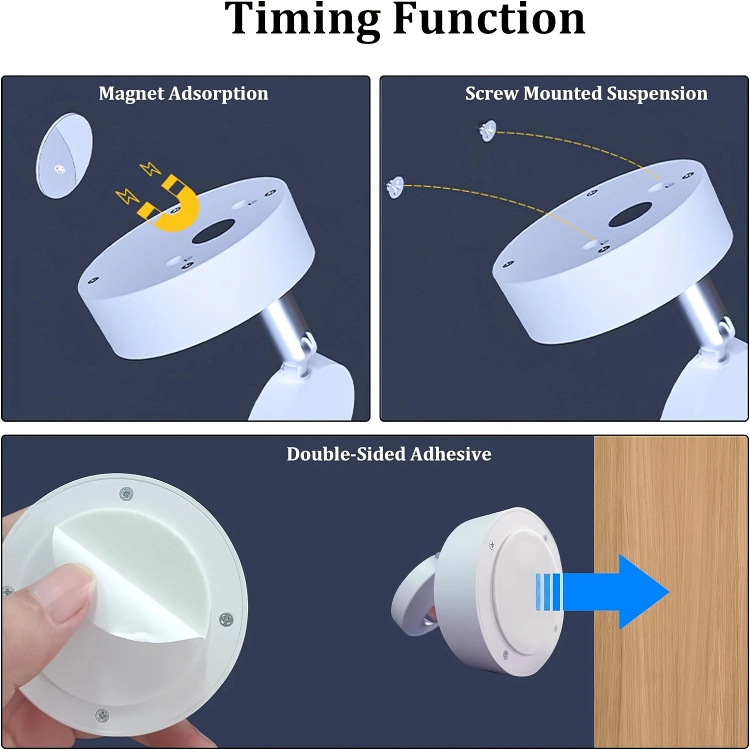 Cordless RGB Cat's Eye LED Wall Lamp – Dimmable Remote Control Night Light for Staircase - The Prime Shop