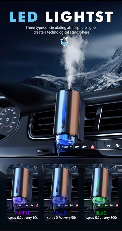 Electric Car Aroma Diffuser – Air Vent Humidifier & Mist Freshener for Odor Removal & Aromatherapy