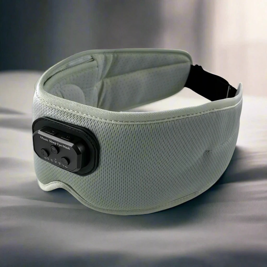 Bluetooth Sleep Mask with White Noise and Mic – Relaxing, Comfortable Sleep Solution - The Prime Shop
