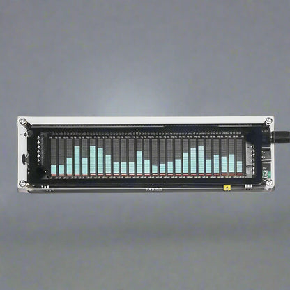VFD Music Spectrum Clock – Audio Level Indicator & Rhythm Analyzer with USB Type-C Power