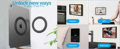 Magnetic Tablet Wall Mount – SnapHold iPad Holder for Home, Office & Fridge Use