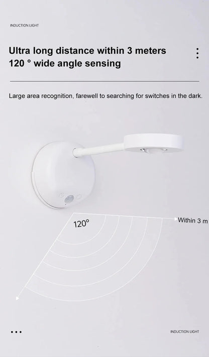 Motion Sensor Night Light - Wireless USB LED for Kitchen, Bedroom, Living Room - The Prime Shop