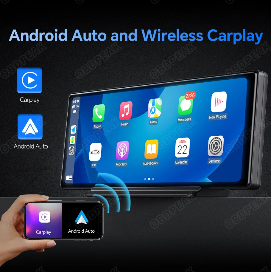4G Dual Lens 10.26" Dash Cam – Android 13, GPS, CarPlay - The Prime Shop