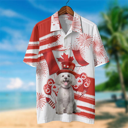 Happy Canada Day 3D Shirt – Maple Leaf Patriotic Tee for Men & Women