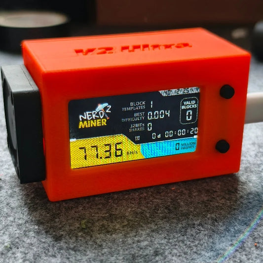 Nerdminer V2 Firmware 1.6.3 T-Display S3 Board 78K/S Hashrate BTC Solo Miner