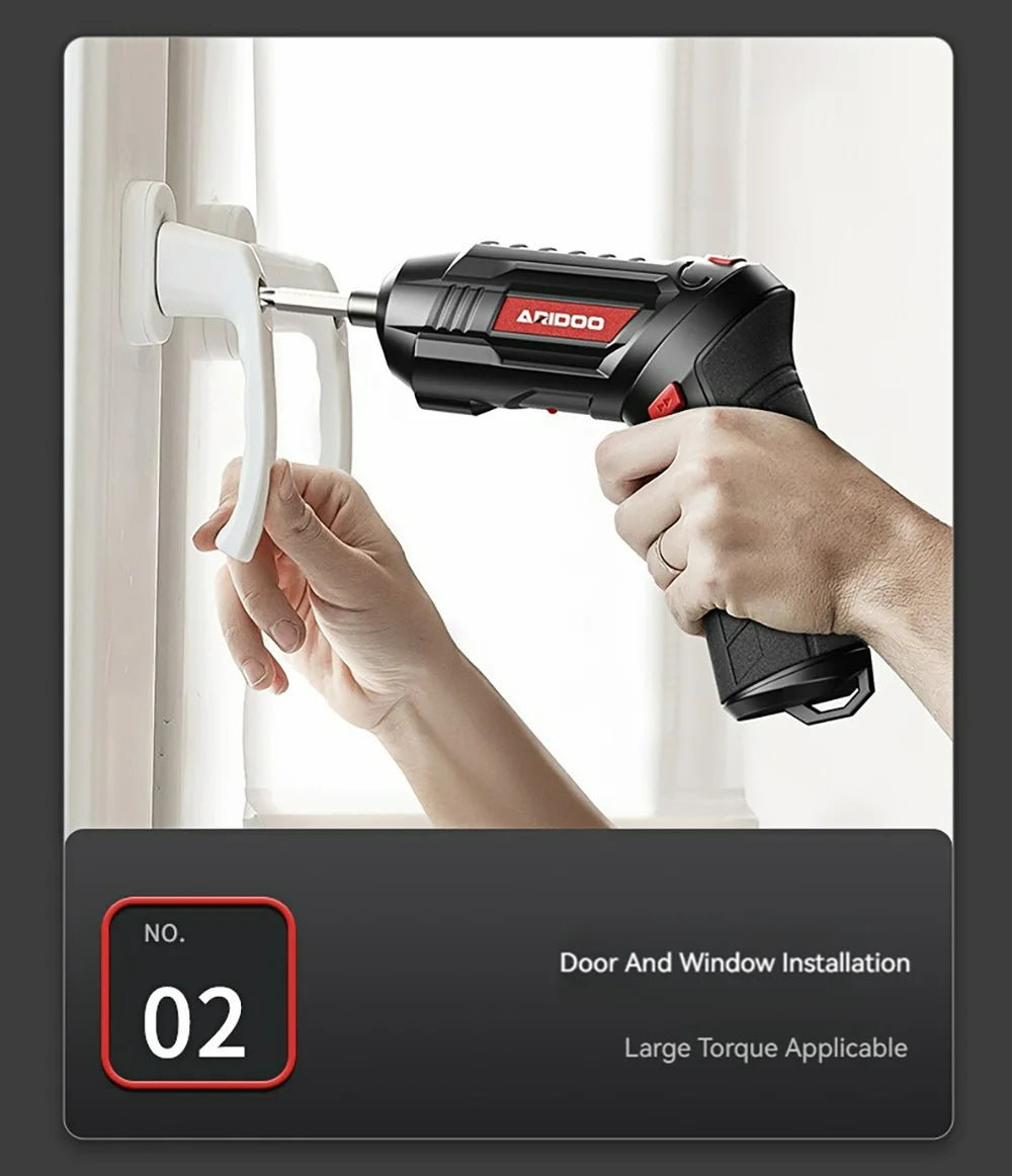 Portable Electric Screwdriver – Compact, Rechargeable Tool for Easy DIY Projects - The Prime Shop