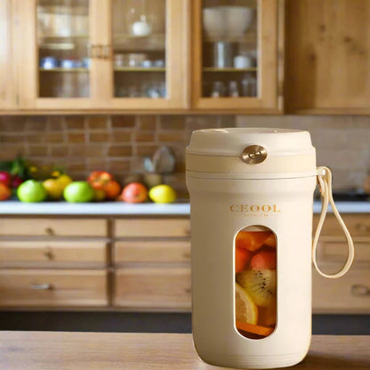 Electric Portable Blender 350ml – USB Rechargeable Juicer for Smoothies and Juices - The Prime Shop