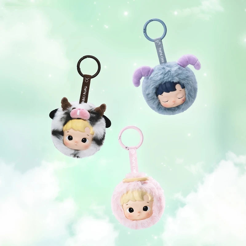 Authentic Hacipupu Constellation Series – Cute Vinyl Keychain Pendant Gift - The Prime Shop