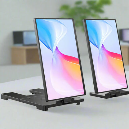 Portable Triple-Screen 14" Monitor – Full HD IPS 1080P Laptop Display Extender for 13"-16.5" Laptops - The Prime Shop
