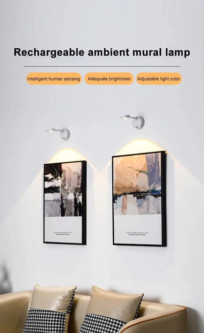 Motion Sensor Night Light - Wireless USB LED for Kitchen, Bedroom, Living Room - The Prime Shop