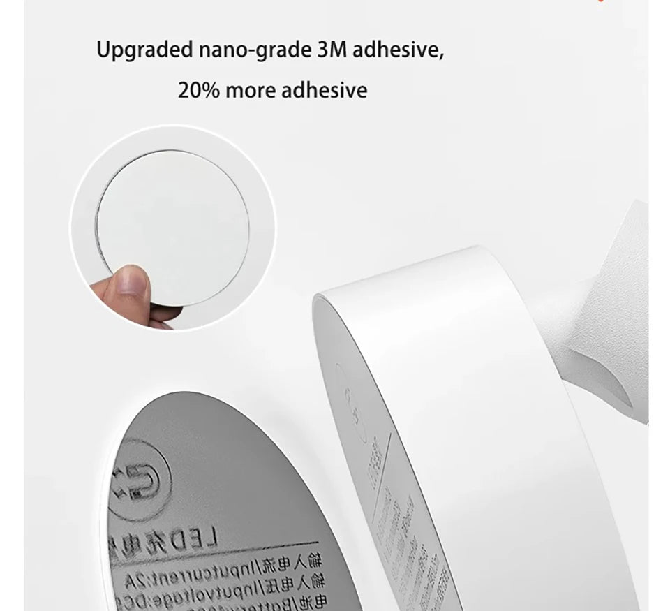 Magnetic LED Wall Lamp – Wireless, Removable, No Wiring, Home Decoration - The Prime Shop