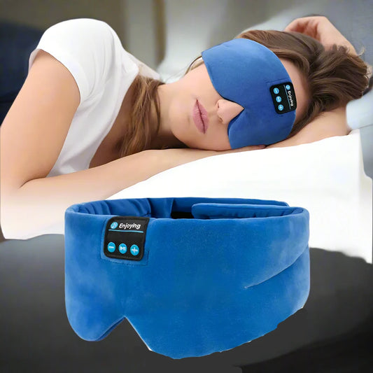Eye Mask with Bluetooth Headphones – Adjustable Music Sleep Mask for Comfort and Insomnia - The Prime Shop
