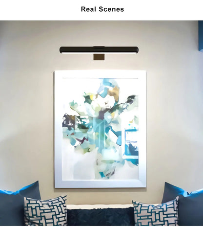 Painting Picture Light Portrait With Remote Living Room Wireless Wall Lamp Art Display Rechargeable Battery Operated Photo - The Prime Shop