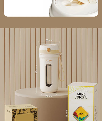 Electric Portable Blender 350ml – USB Rechargeable Juicer for Smoothies and Juices - The Prime Shop