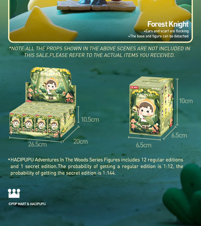 POP MART HACIPUPU Adventures In The Woods Series Mystery Box 1PC/12PCS POPMART Blind Box Cute Toy Action Figure - The Prime Shop